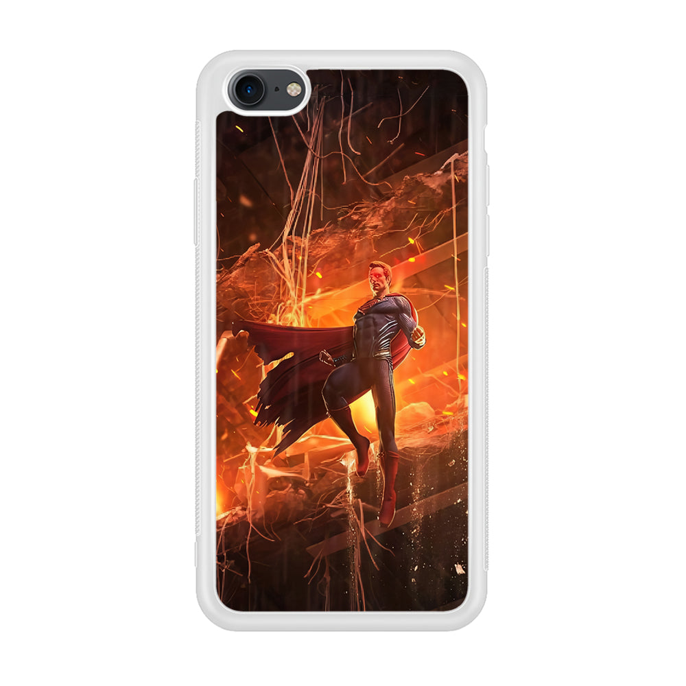 Superman Rise of Flaming Eye iPhone 7 Case