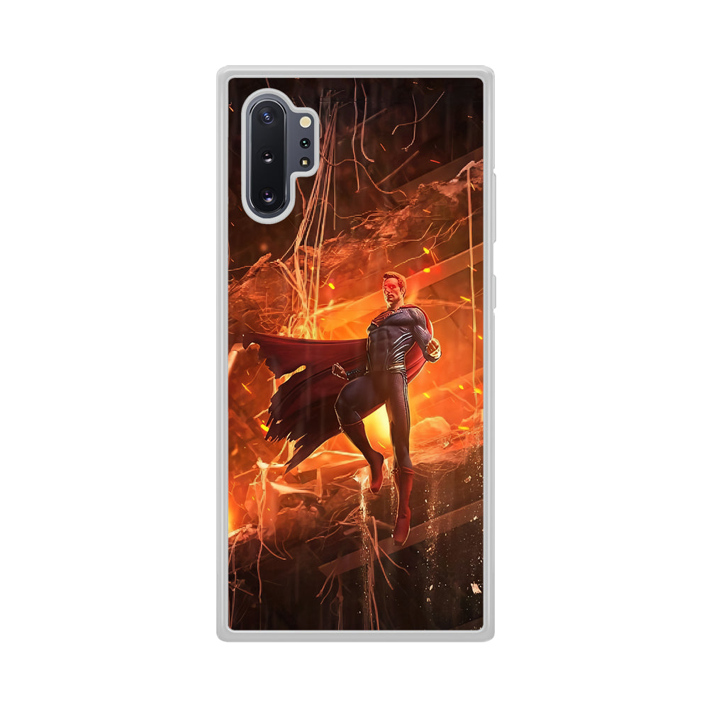 Superman Rise of Flaming Eye Samsung Galaxy Note 10 Plus Case