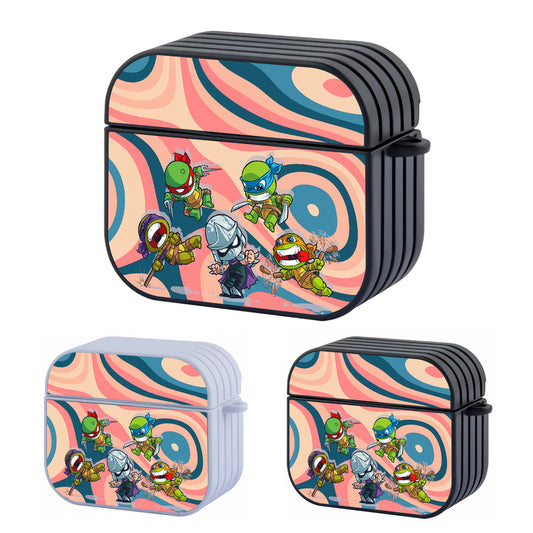 TMNT Mix Strike Hard Plastic Case Cover For Apple Airpods 3