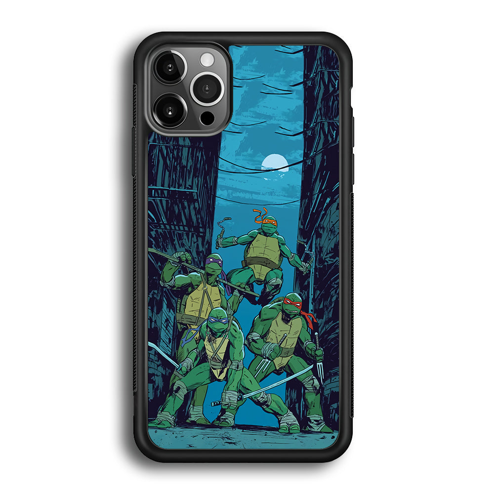 TMNT Squad Under The Moon iPhone 12 Pro Case