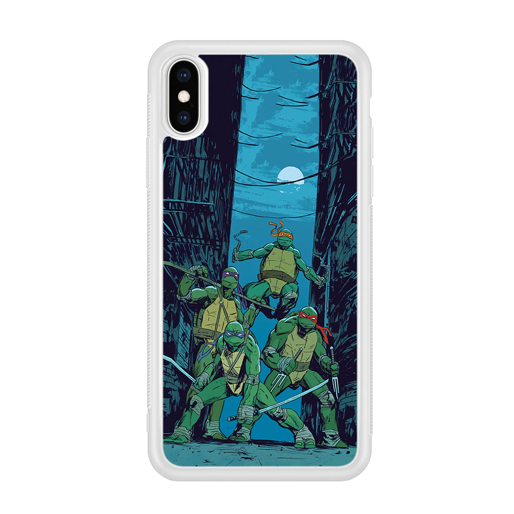 TMNT Squad Under The Moon iPhone X Case
