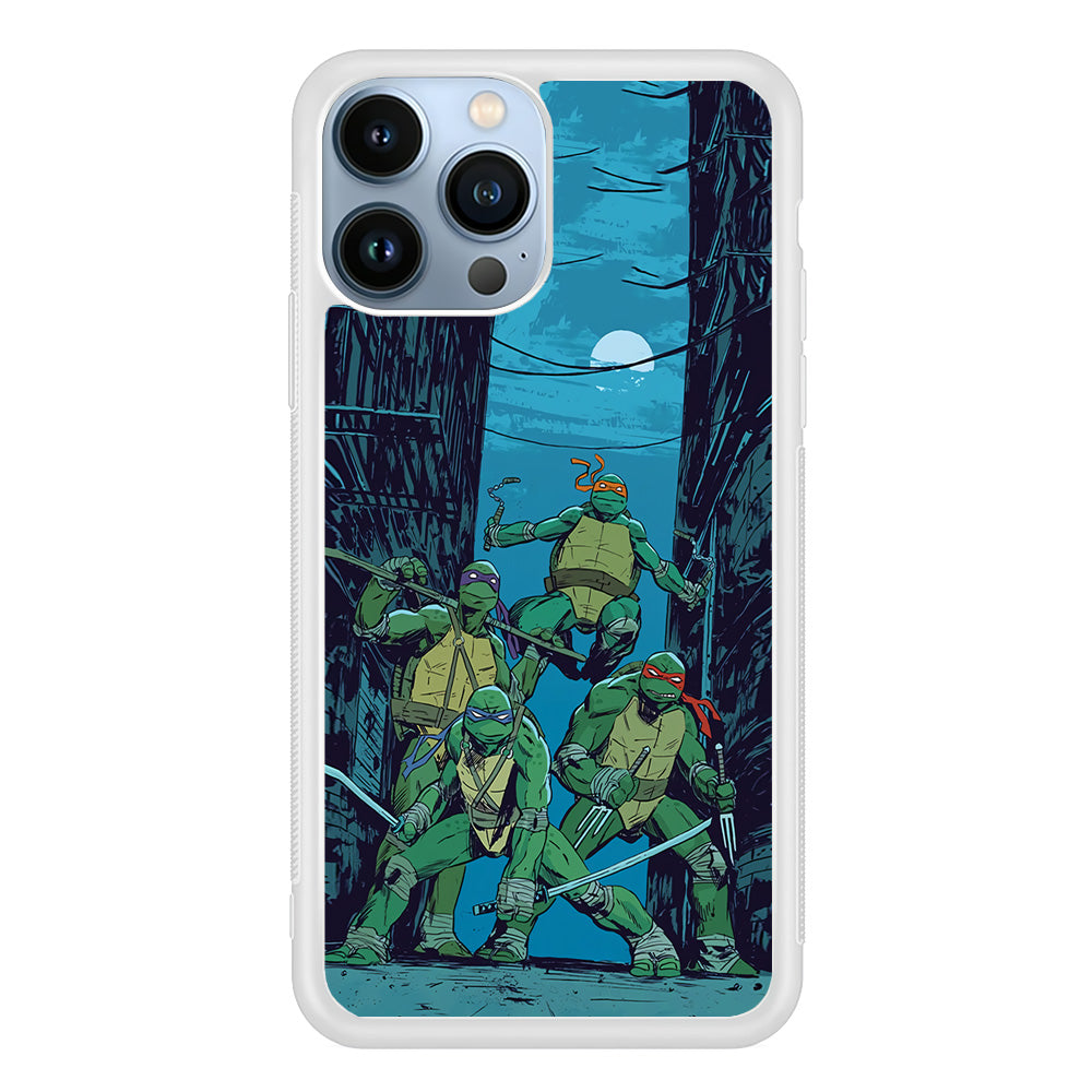 TMNT Squad Under The Moon iPhone 13 Pro Case