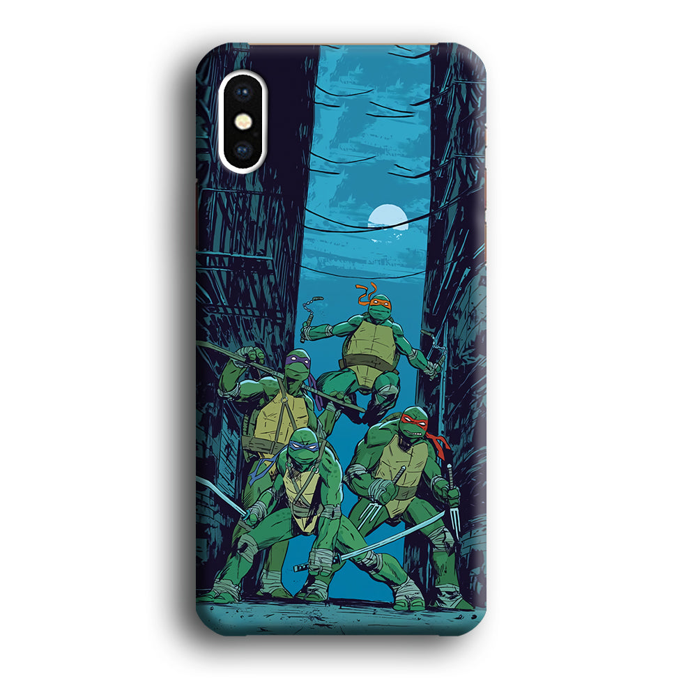TMNT Squad Under The Moon iPhone X Case