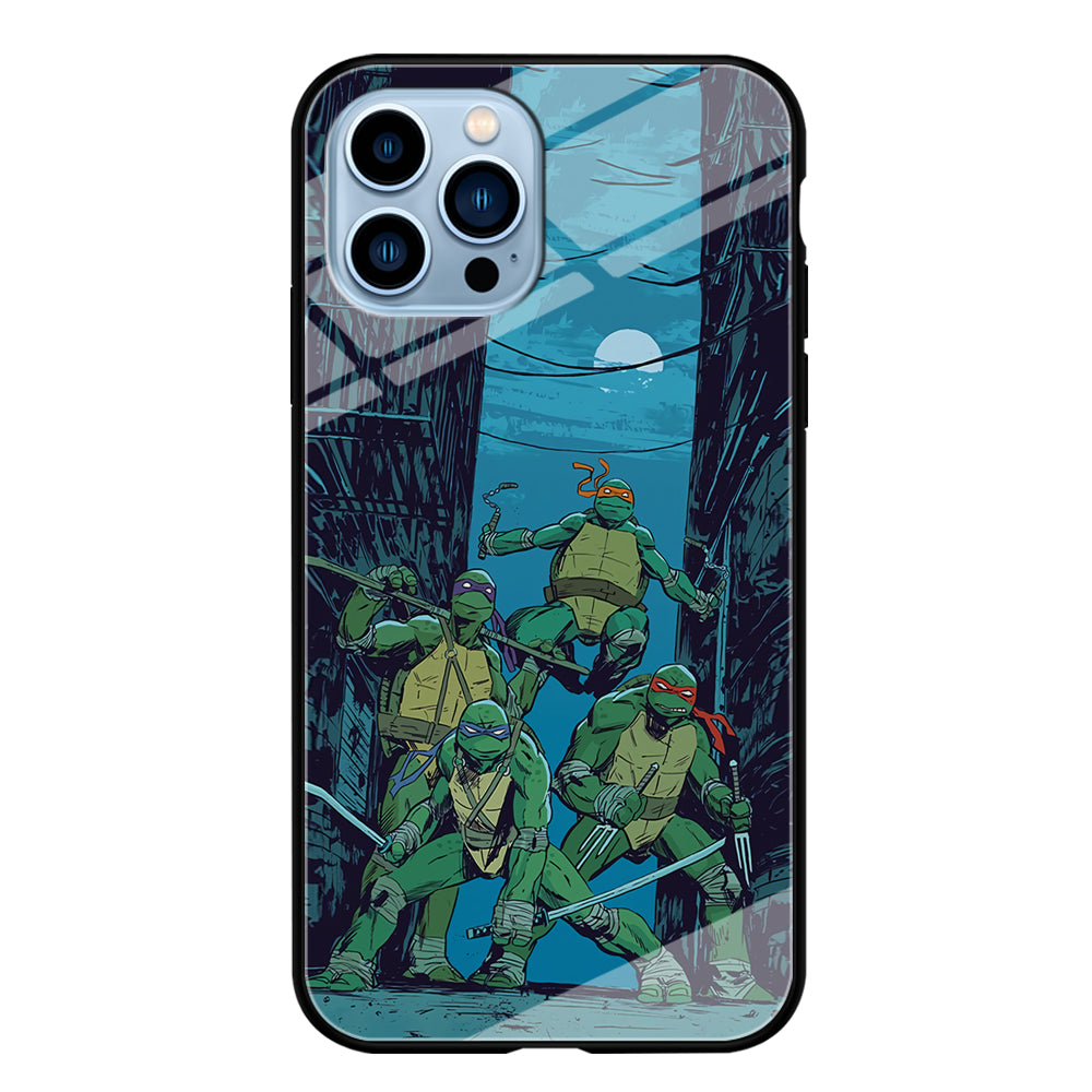 TMNT Squad Under The Moon iPhone 13 Pro Case