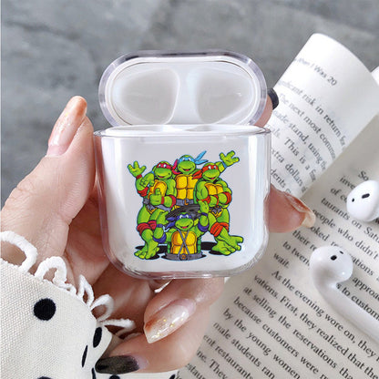 Teenage Mutant Ninja Turtles Protective Clear Case Cover For Apple Airpods