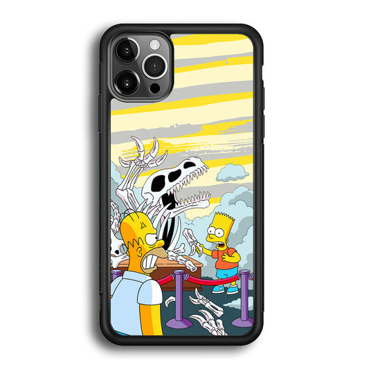 The Simpson Dad and Son Problems iPhone 12 Pro Case