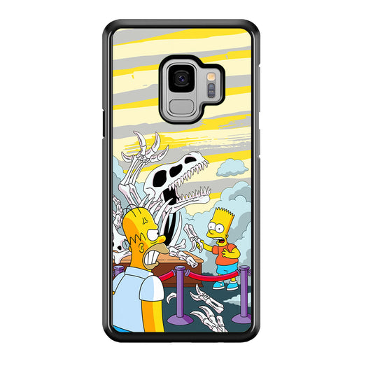 The Simpson Dad and Son Problems Samsung Galaxy S9 Case