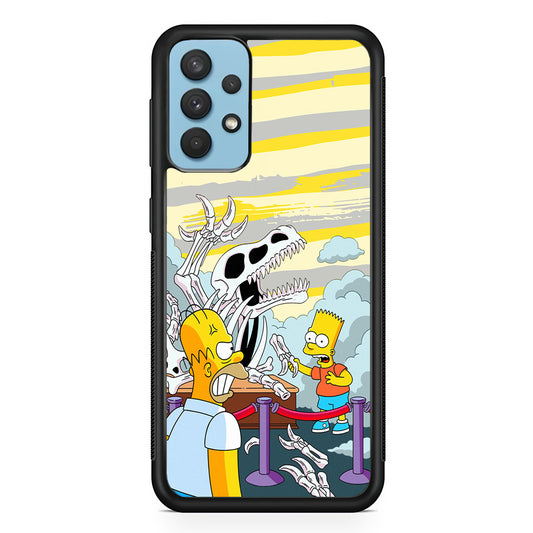 The Simpson Dad and Son Problems Samsung Galaxy A32 Case