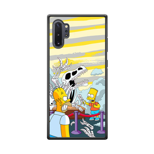 The Simpson Dad and Son Problems Samsung Galaxy Note 10 Plus Case