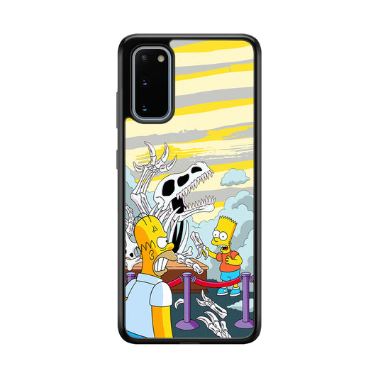 The Simpson Dad and Son Problems Samsung Galaxy S20 Case