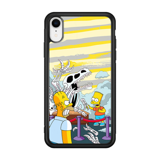 The Simpson Dad and Son Problems iPhone XR Case