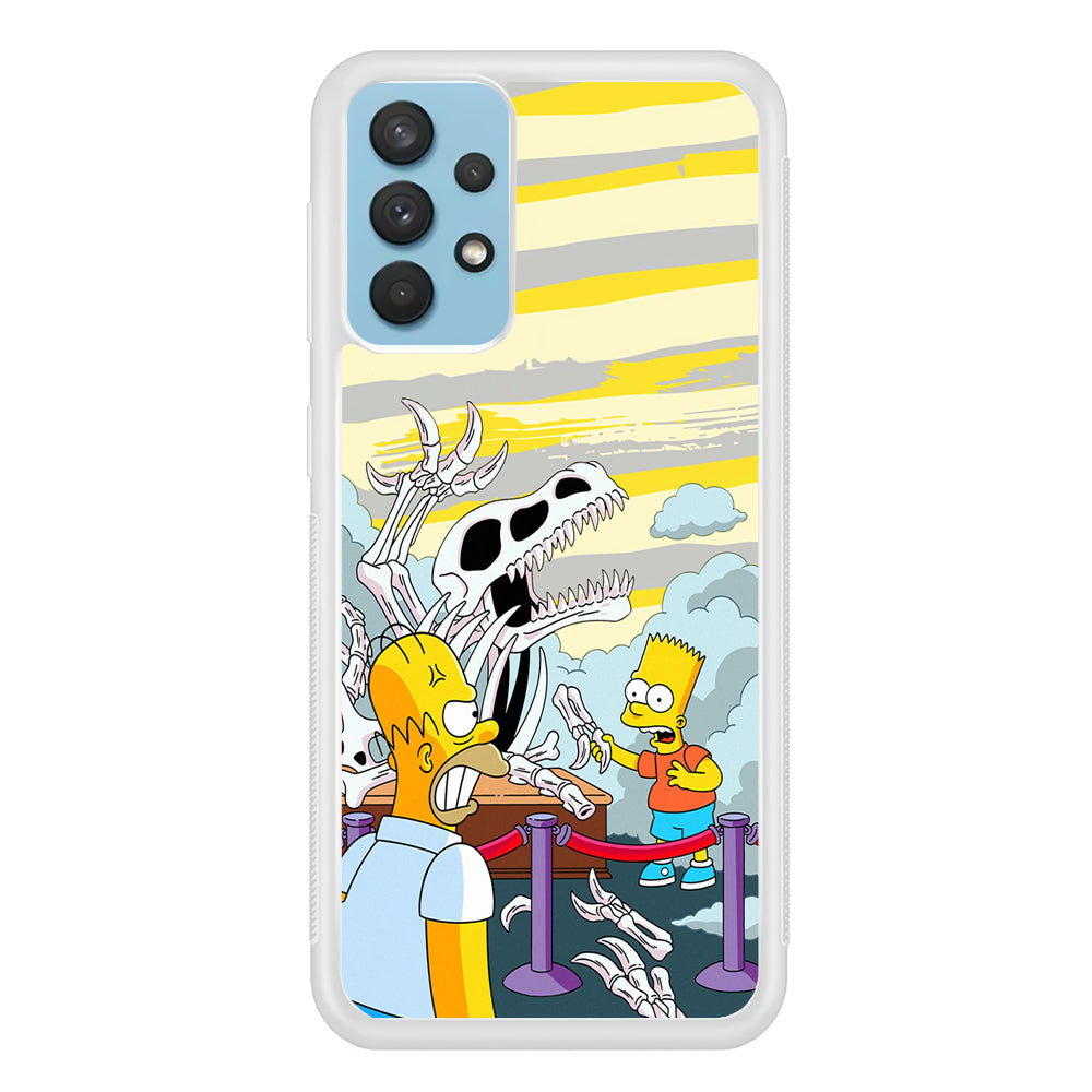 The Simpson Dad and Son Problems Samsung Galaxy A32 Case