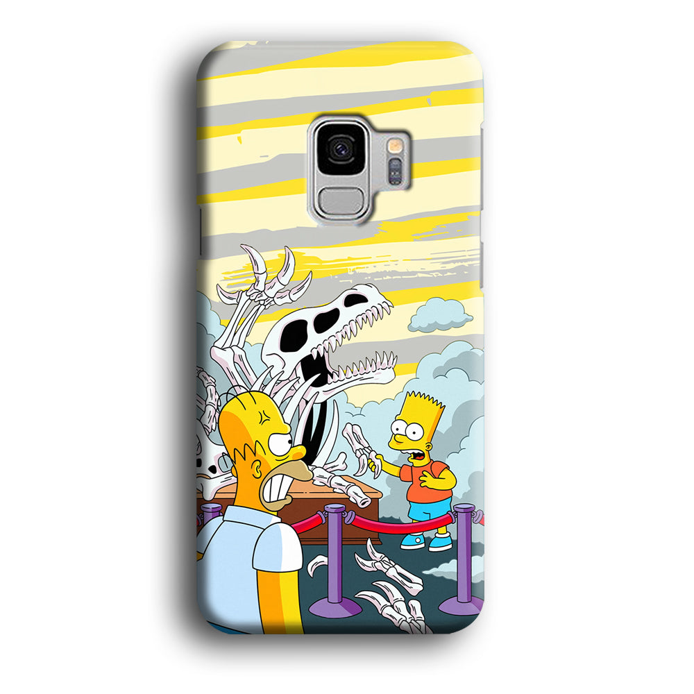 The Simpson Dad and Son Problems Samsung Galaxy S9 Case