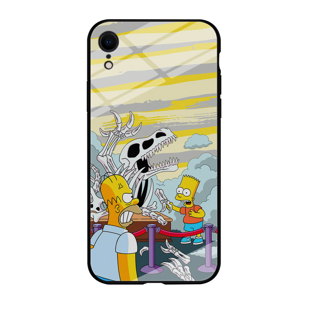 The Simpson Dad and Son Problems iPhone XR Case