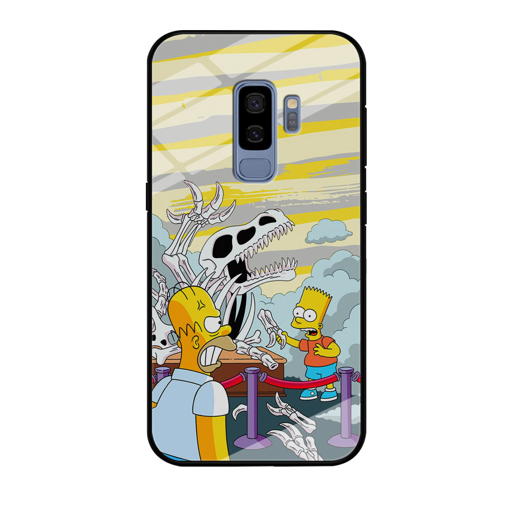 The Simpson Dad and Son Problems Samsung Galaxy S9 Plus Case