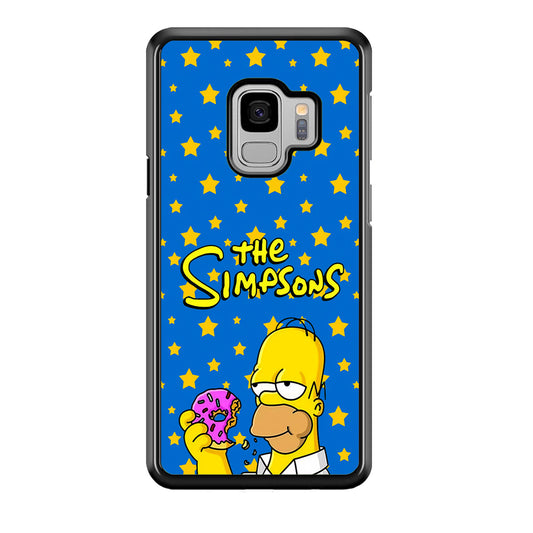The Simpson Feel Good with Donut Samsung Galaxy S9 Case