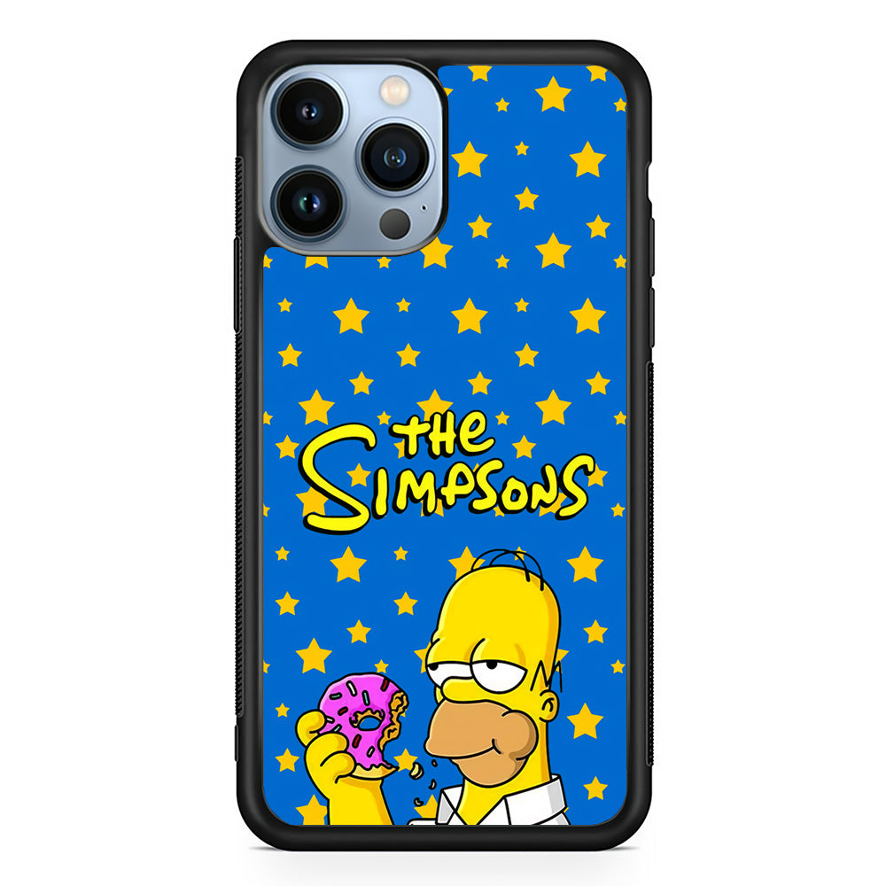 The Simpson Feel Good with Donut iPhone 13 Pro Case