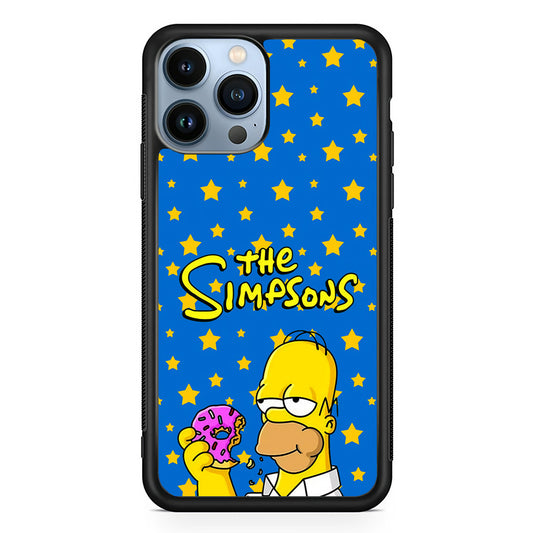 The Simpson Feel Good with Donut iPhone 13 Pro Max Case