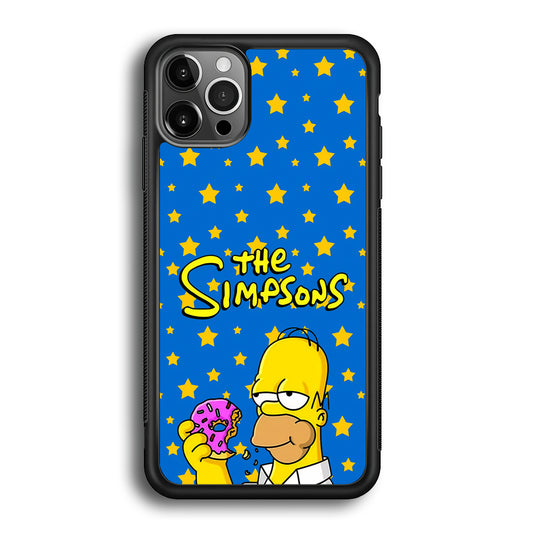 The Simpson Feel Good with Donut iPhone 12 Pro Case