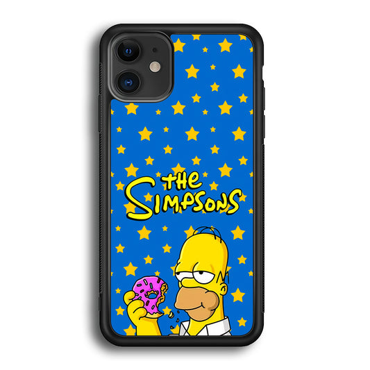 The Simpson Feel Good with Donut iPhone 12 Case