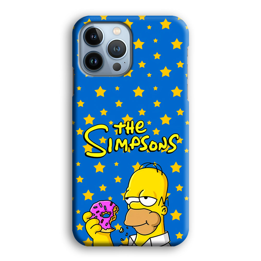 The Simpson Feel Good with Donut iPhone 13 Pro Case