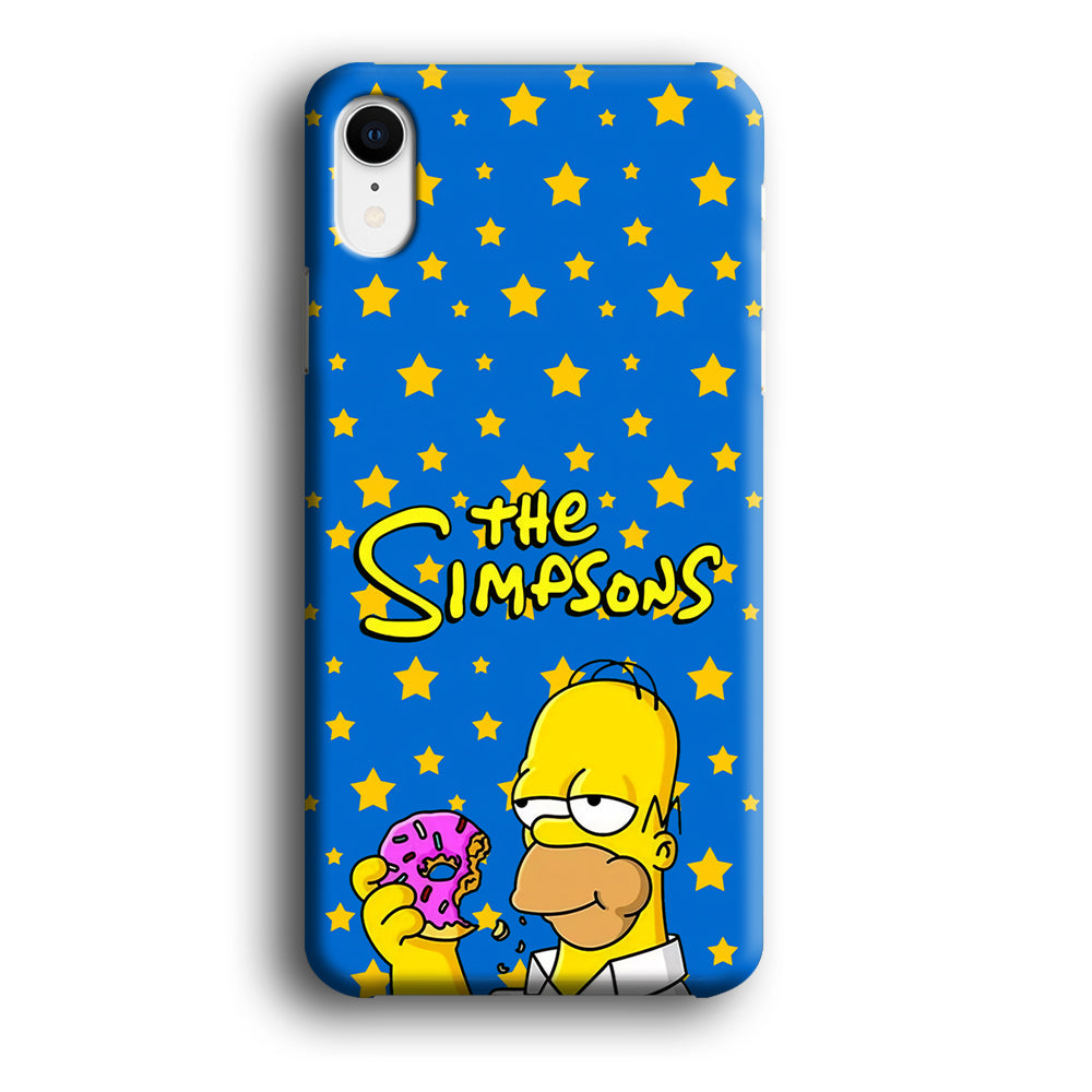 The Simpson Feel Good with Donut iPhone XR Case