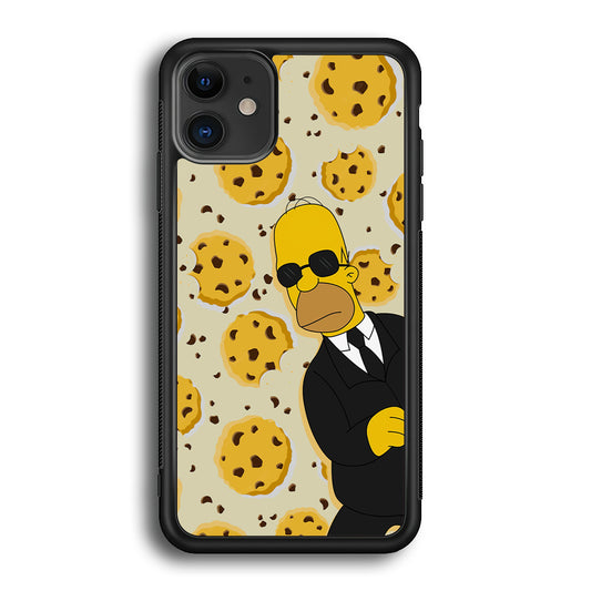 The Simpson Homer Cookies Seeker iPhone 12 Case