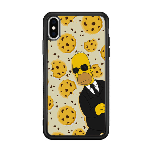 The Simpson Homer Cookies Seeker iPhone X Case