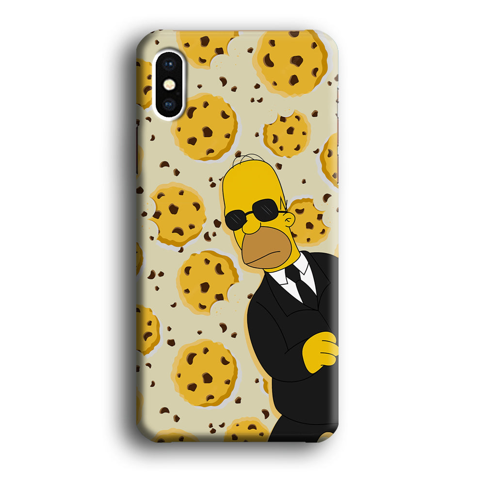 The Simpson Homer Cookies Seeker iPhone X Case