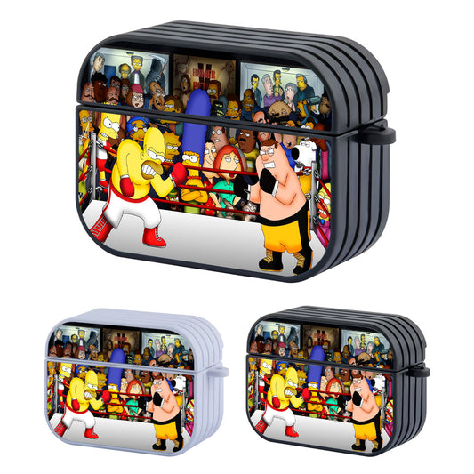 The Simpsons VS Family Guy Hard Plastic Case Cover For Apple Airpods Pro