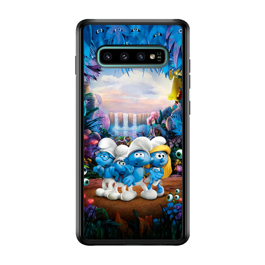 The Smurfs Lost in The Jungle Samsung Galaxy S10 Case