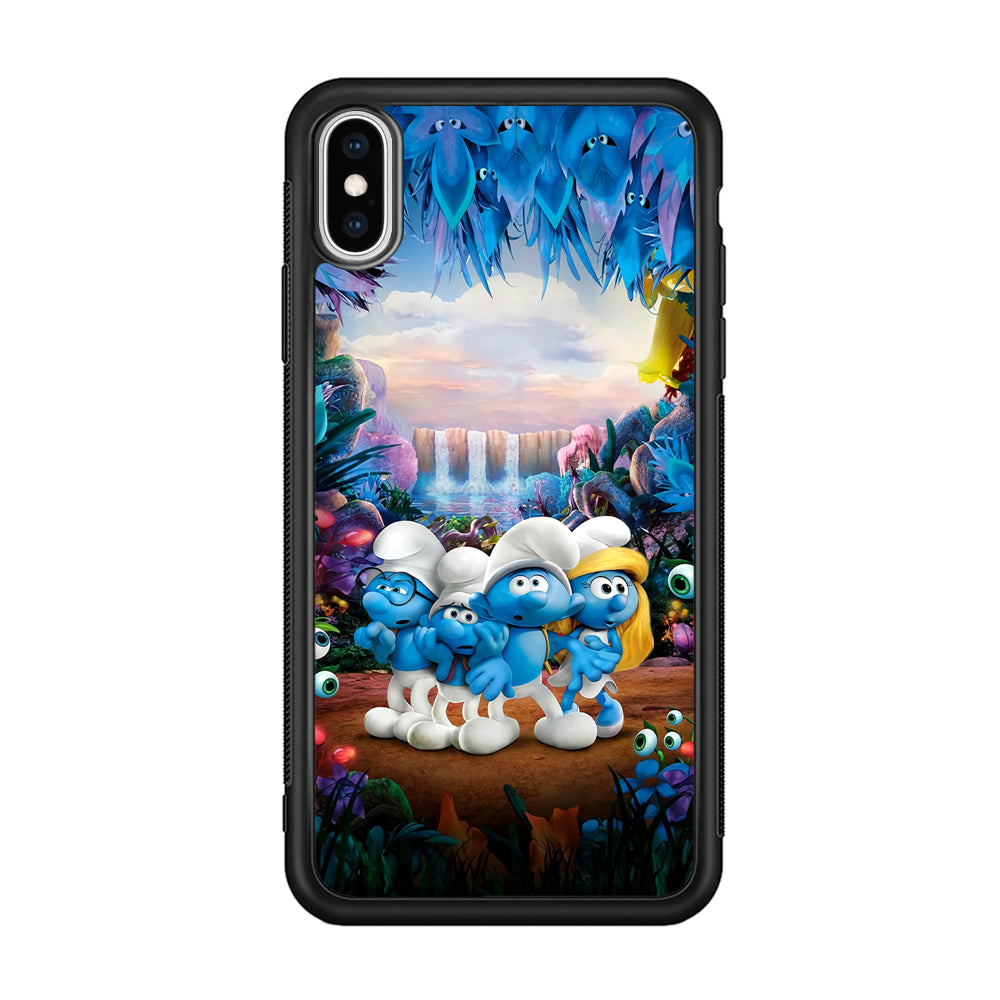 The Smurfs Lost in The Jungle iPhone X Case