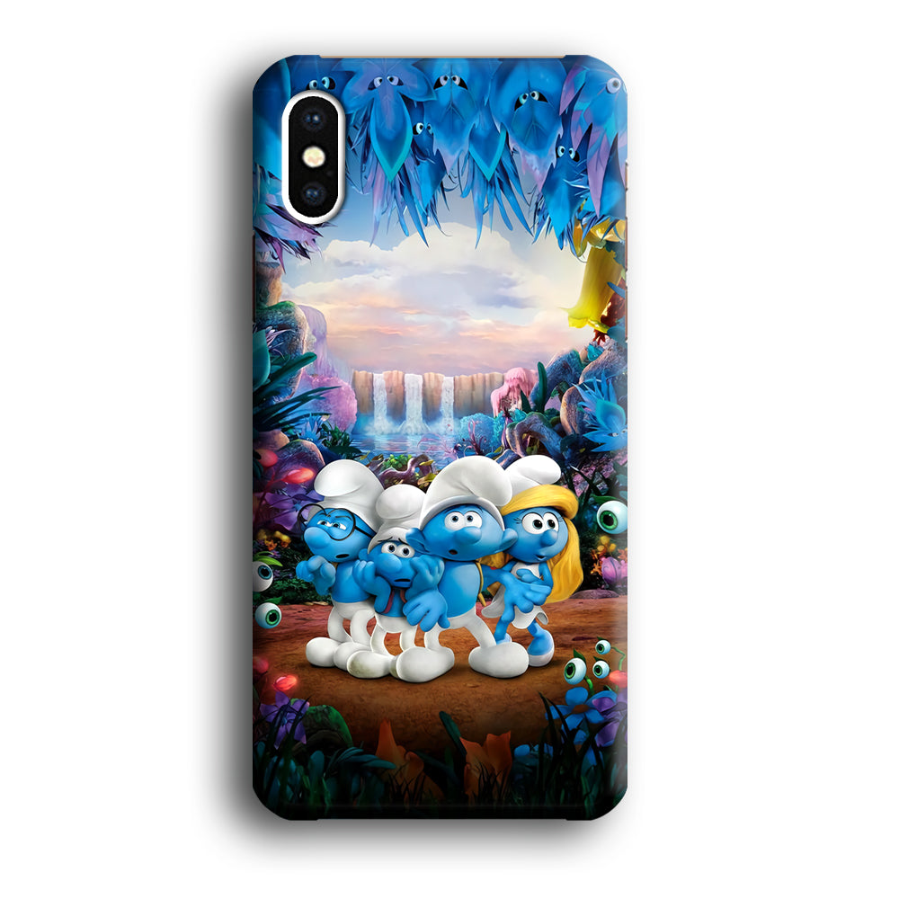 The Smurfs Lost in The Jungle iPhone X Case