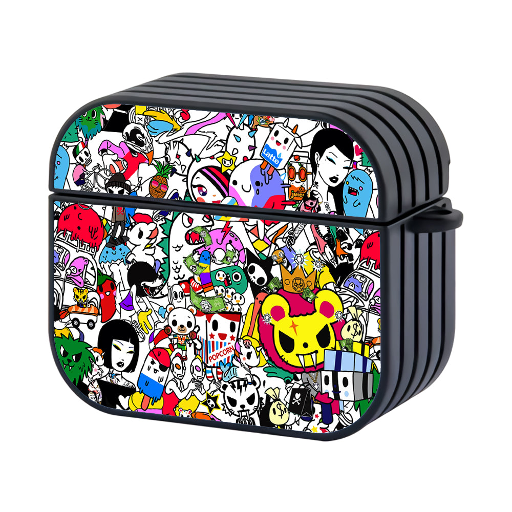 Tokidoki Shopping Spend Money Hard Plastic Case Cover For Apple Airpods 3