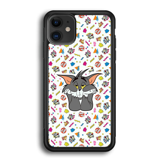 Tom and Jerry Bored Tom iPhone 12 Case