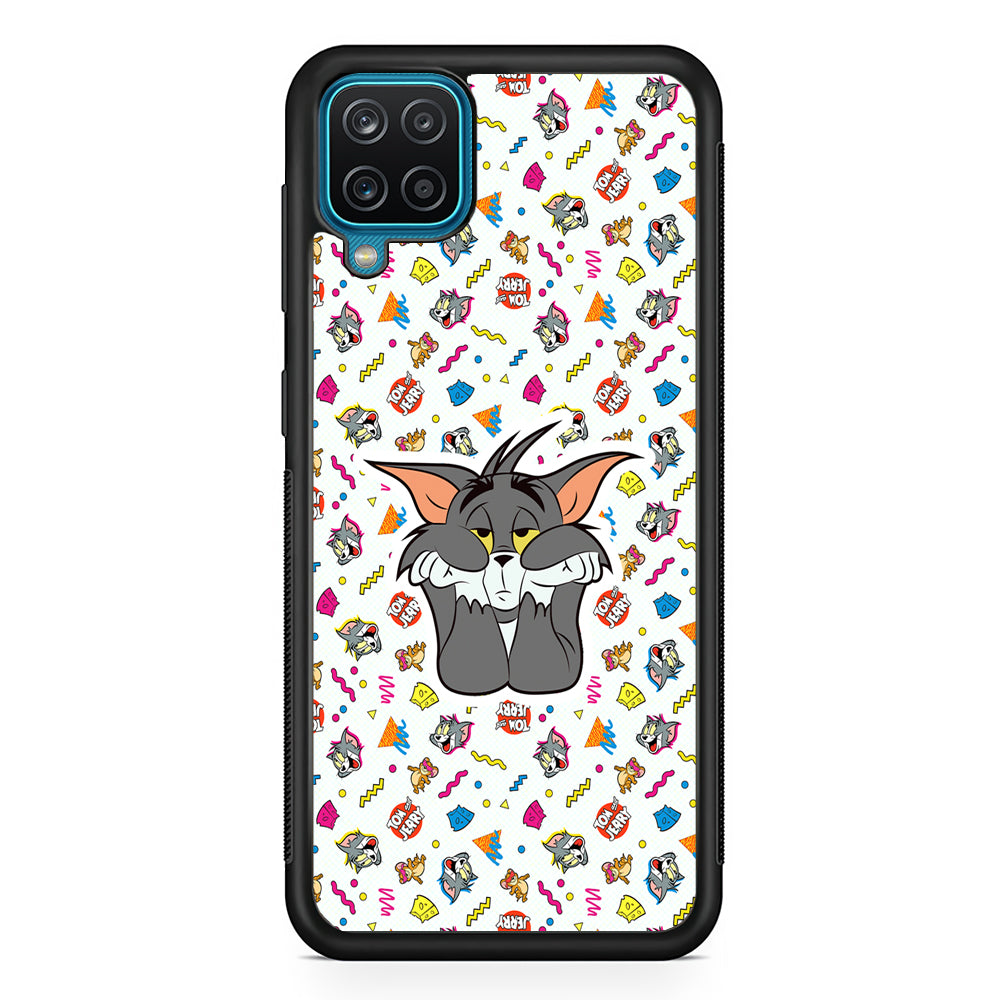 Tom and Jerry Bored Tom Samsung Galaxy A12 Case
