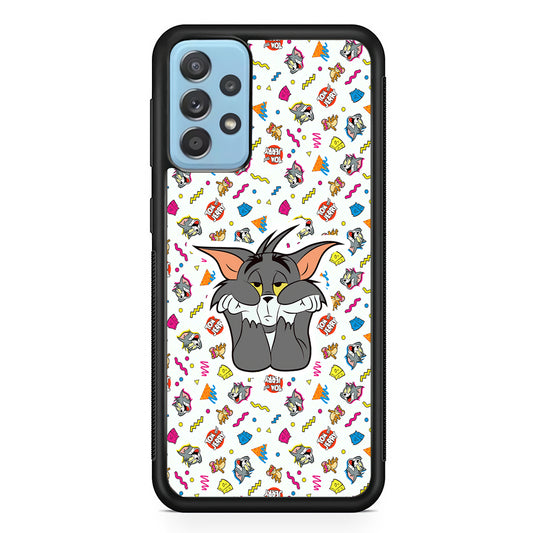 Tom and Jerry Bored Tom Samsung Galaxy A72 Case