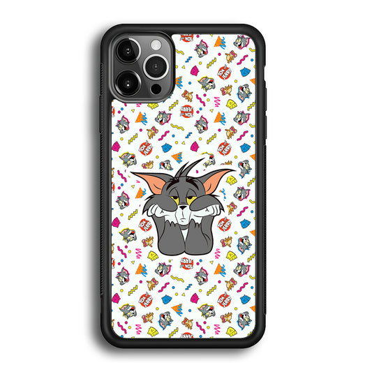 Tom and Jerry Bored Tom iPhone 12 Pro Max Case