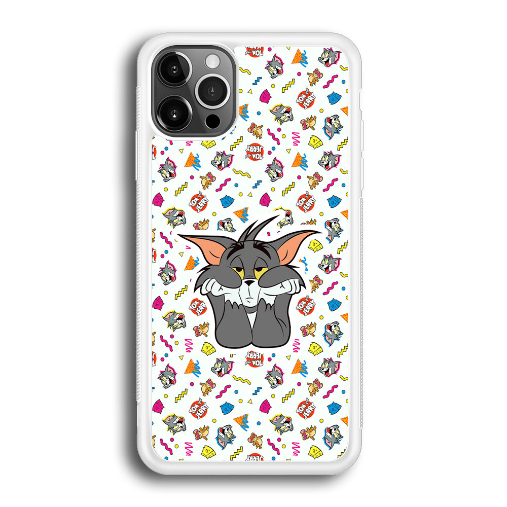 Tom and Jerry Bored Tom iPhone 12 Pro Case