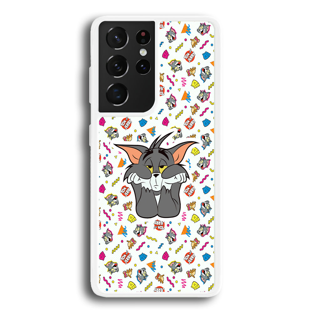 Tom and Jerry Bored Tom Samsung Galaxy S21 Ultra Case