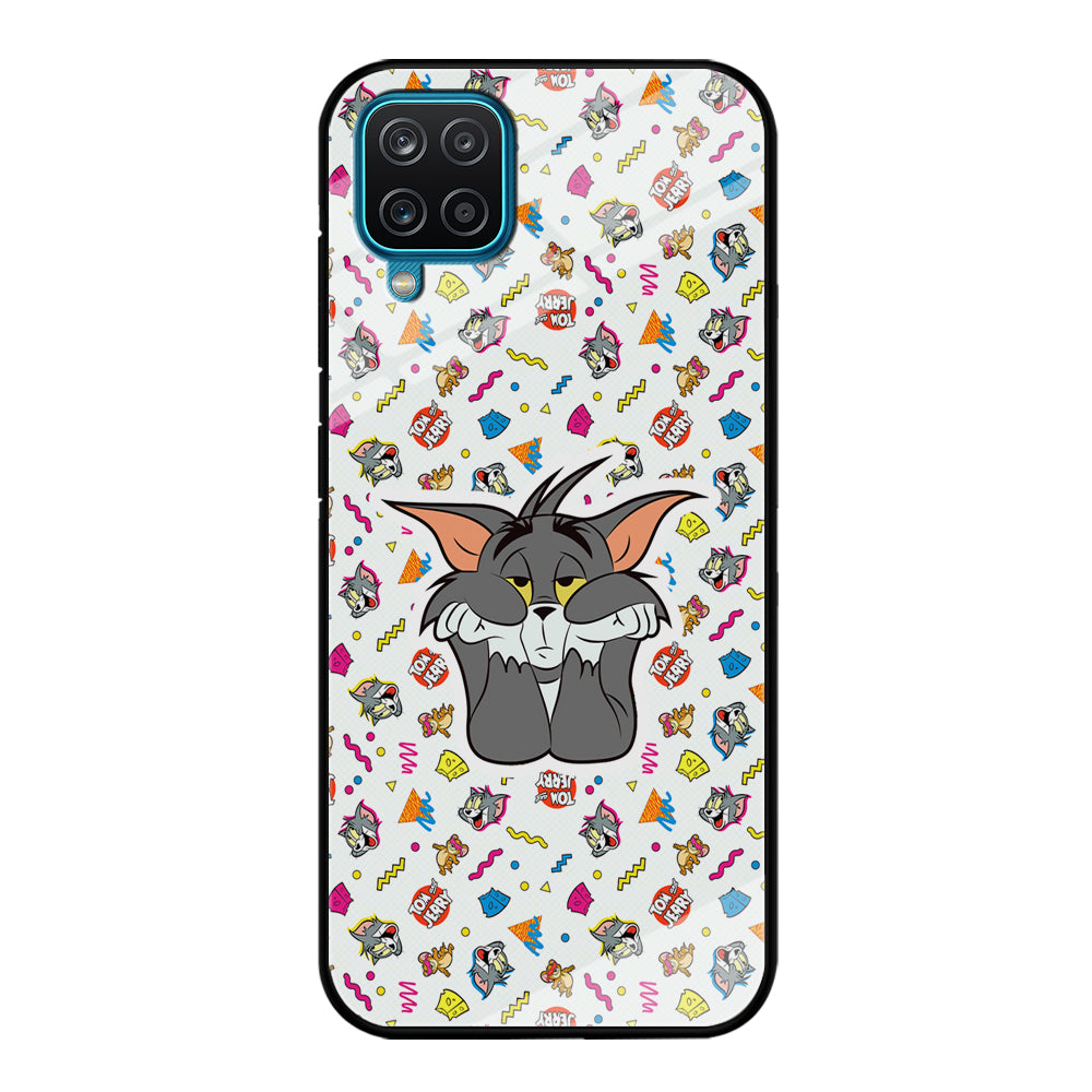 Tom and Jerry Bored Tom Samsung Galaxy A12 Case