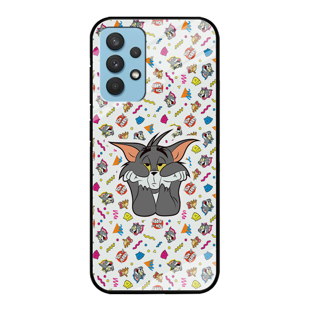 Tom and Jerry Bored Tom Samsung Galaxy A32 Case