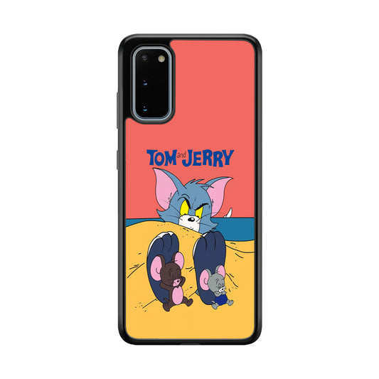 Tom and Jerry Enjoy at The Beach Samsung Galaxy S20 Case