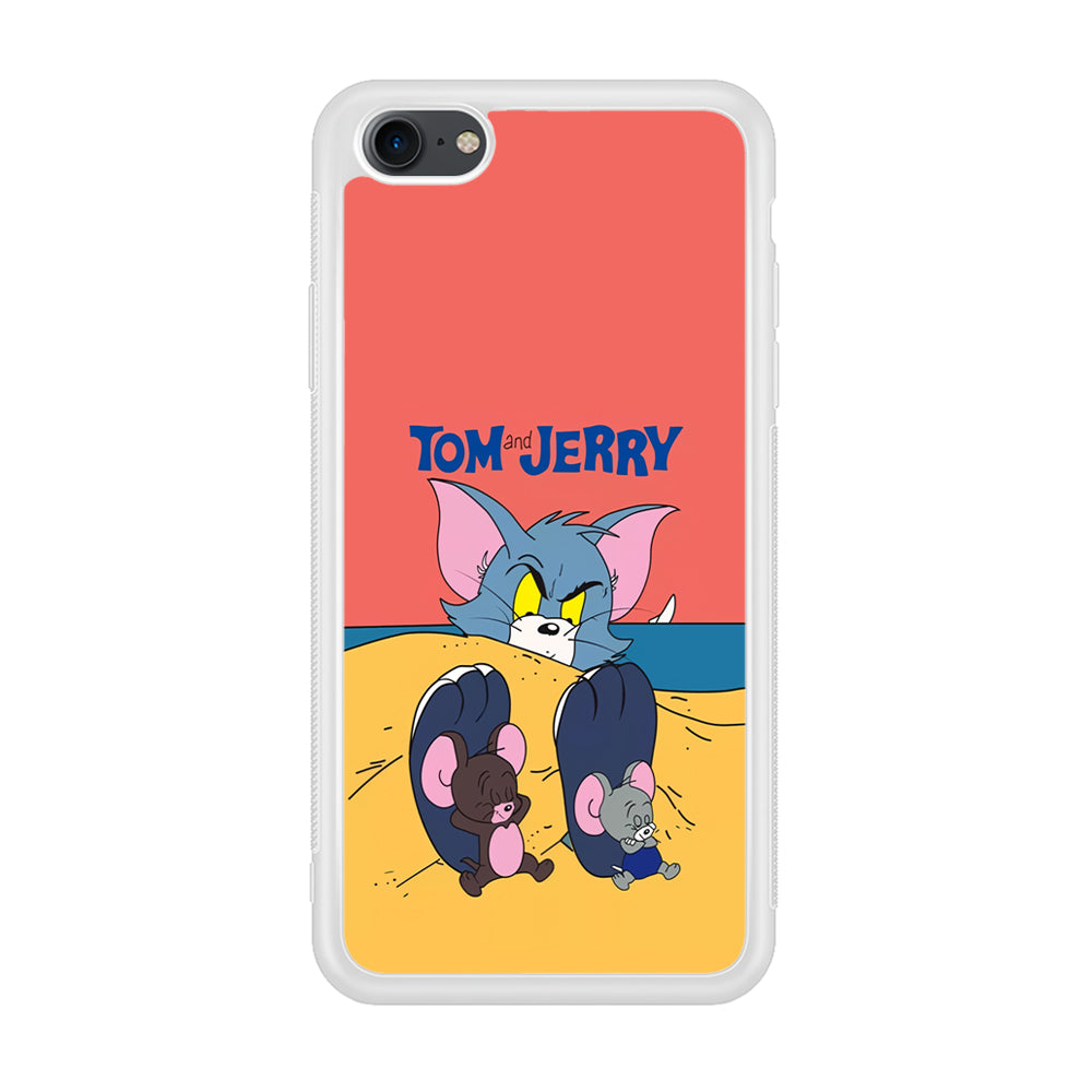 Tom and Jerry Enjoy at The Beach iPhone 8 Case