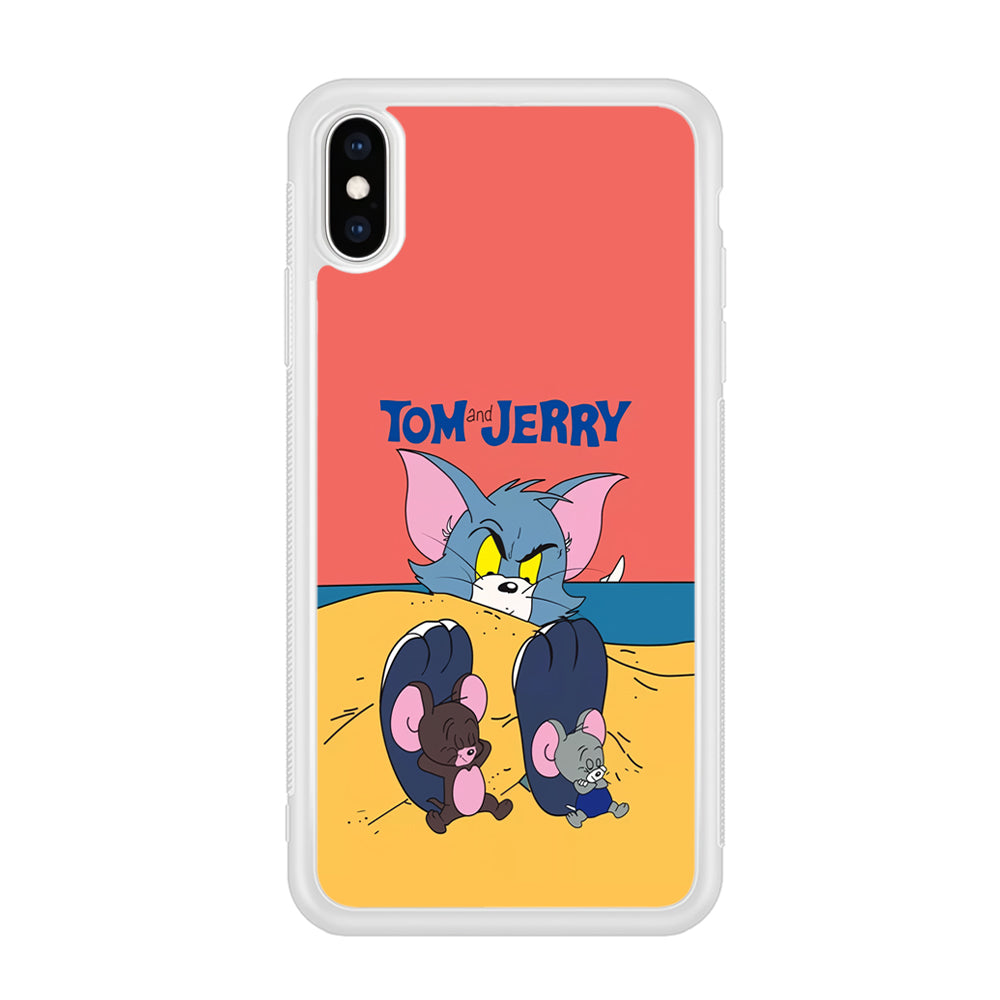 Tom and Jerry Enjoy at The Beach iPhone X Case