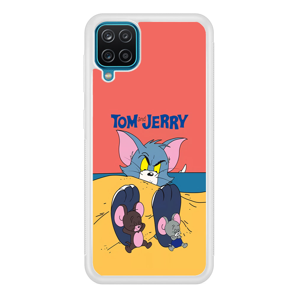 Tom and Jerry Enjoy at The Beach Samsung Galaxy A12 Case