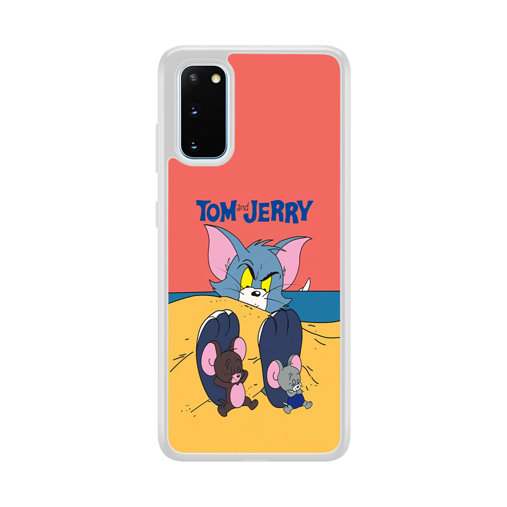 Tom and Jerry Enjoy at The Beach Samsung Galaxy S20 Case
