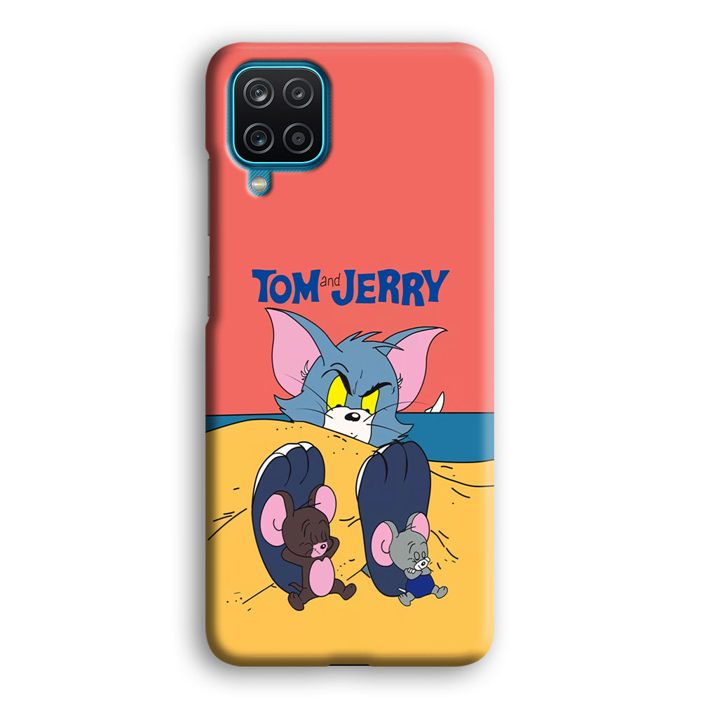 Tom and Jerry Enjoy at The Beach Samsung Galaxy A12 Case