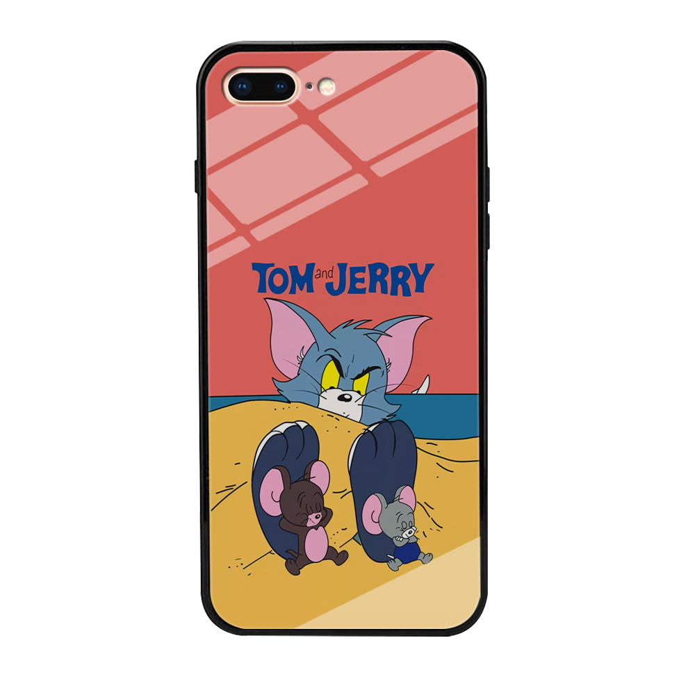 Tom and Jerry Enjoy at The Beach iPhone 8 Plus Case