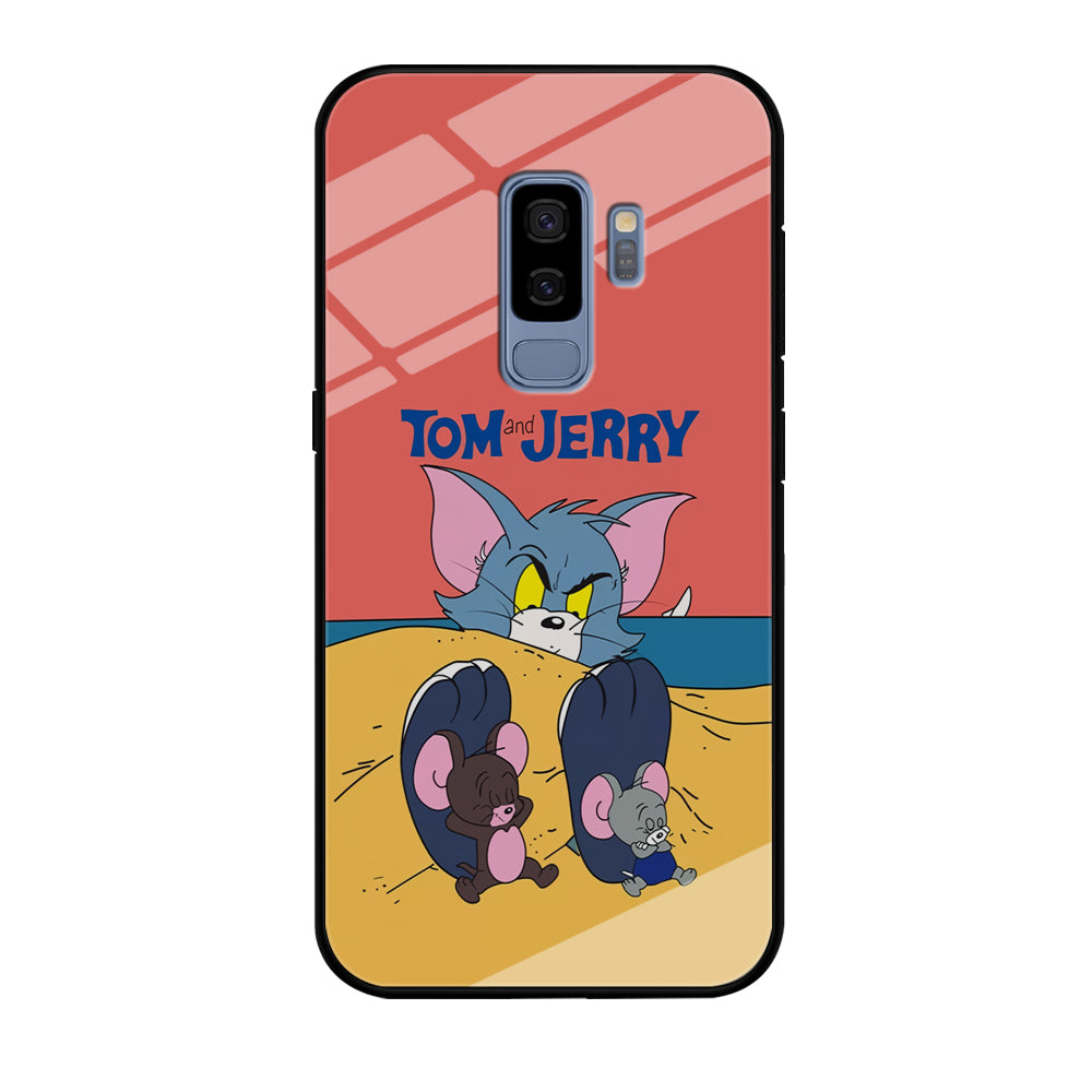 Tom and Jerry Enjoy at The Beach Samsung Galaxy S9 Plus Case